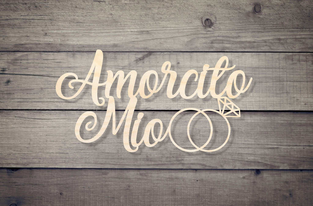 Amorcito Mio Wooden Backdrop Decor Wedding Decoration