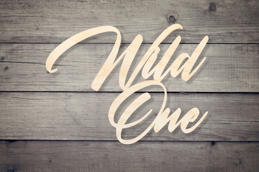 Wild One Ver2  Wooden Backdrop Decor Baby Shower Decoration Wood Sign