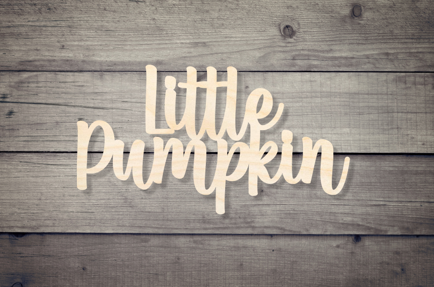 Little Pumpkin Ver1 Wooden Backdrop Decor Baby Shower Decoration Wood Sign