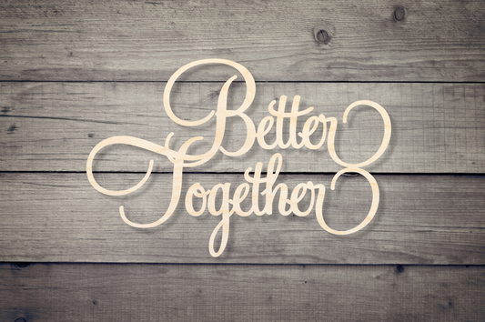 Better Together Wooden Backdrop Decor Wedding Decoration